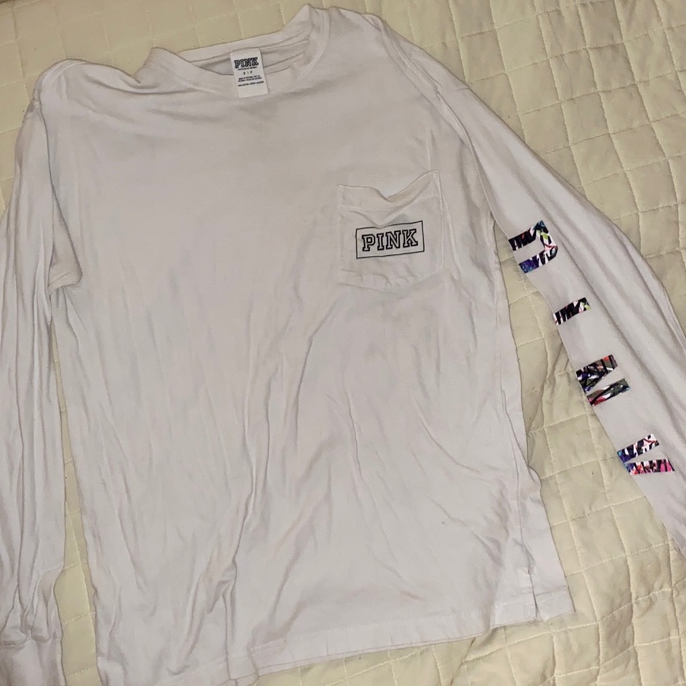 PINK long sleeve shirt 🤍